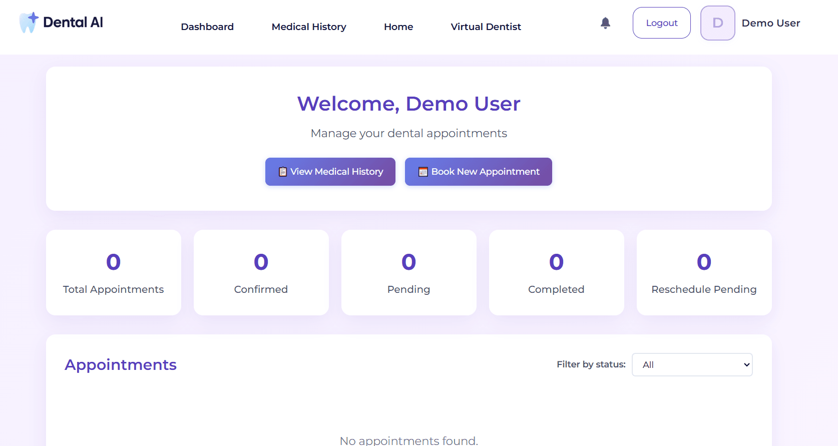 Dental AI - Intelligent Dental Diagnostic Platform screenshot 1