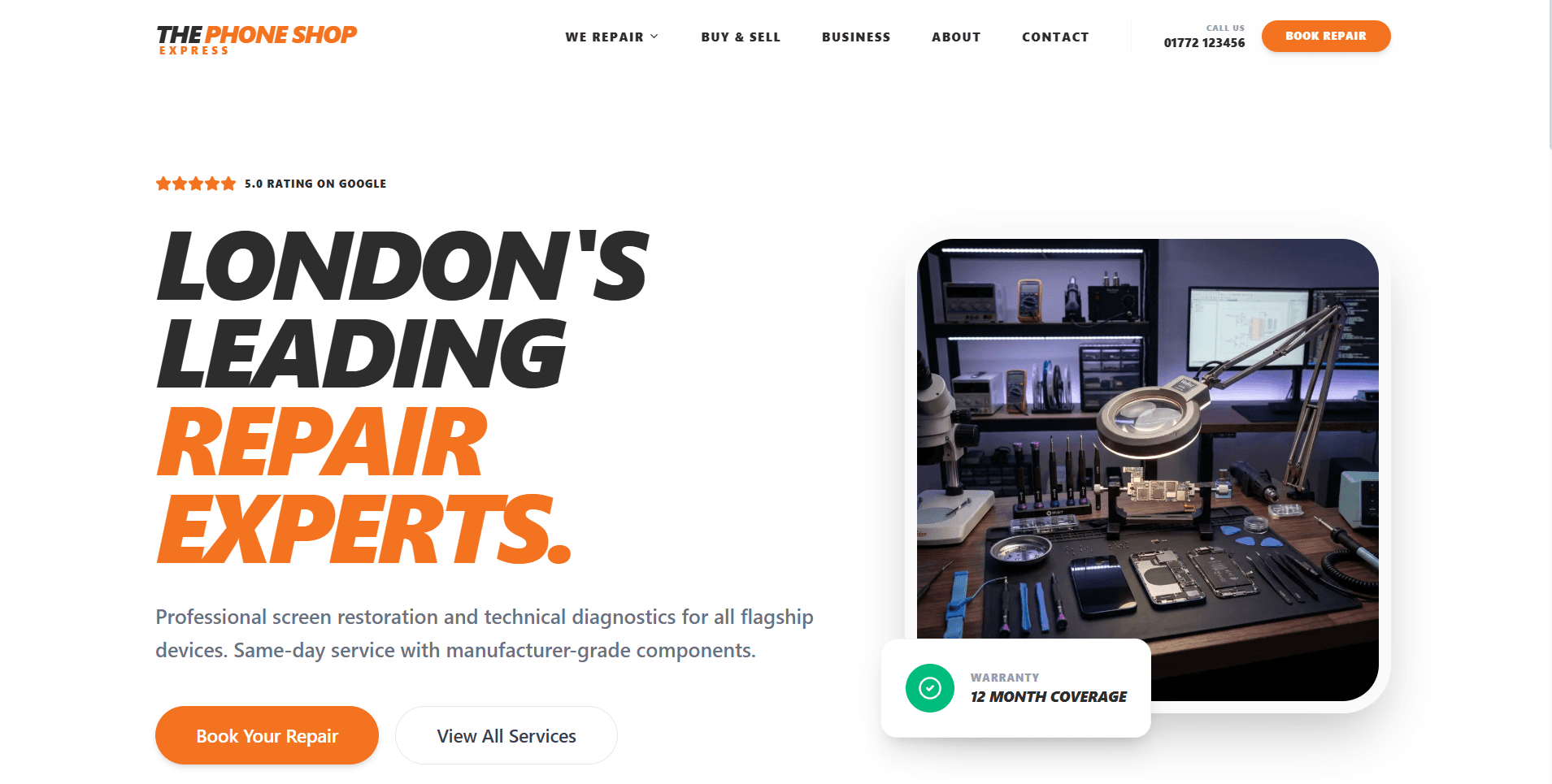 The Phone Shop Express - Mobile Retail E-Commerce Platform