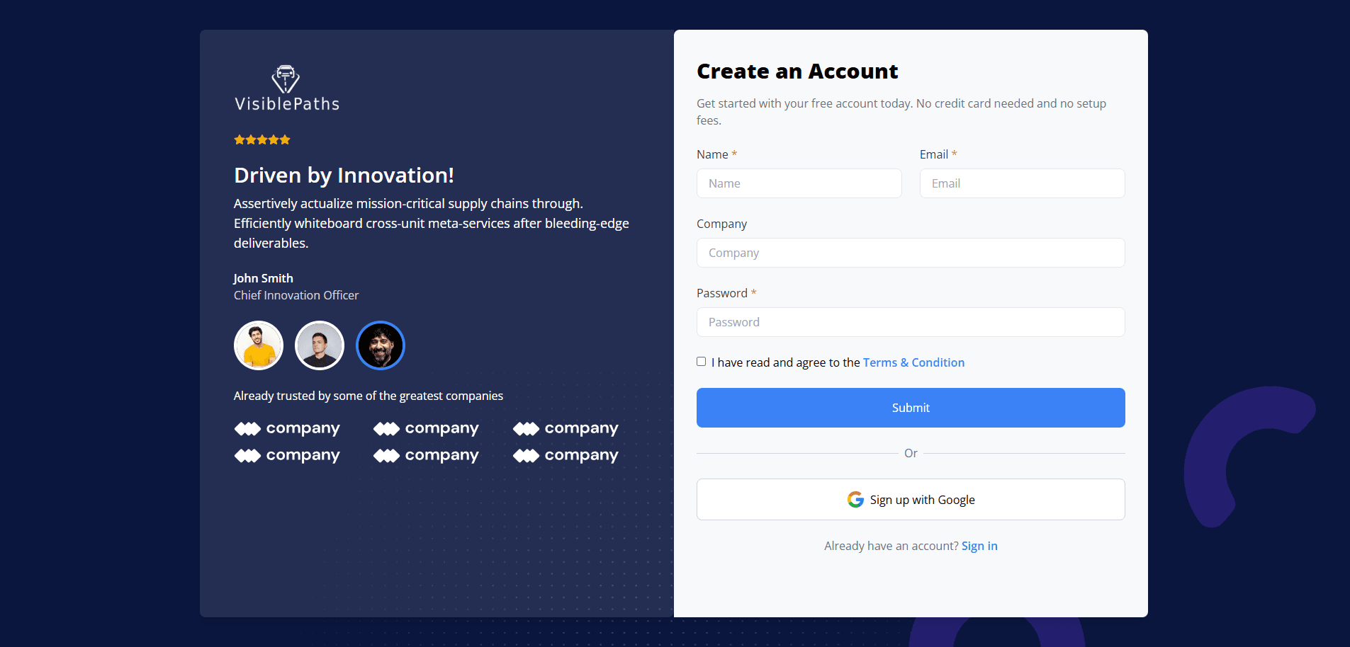 VisiblePaths - Guided Car Buying Platform