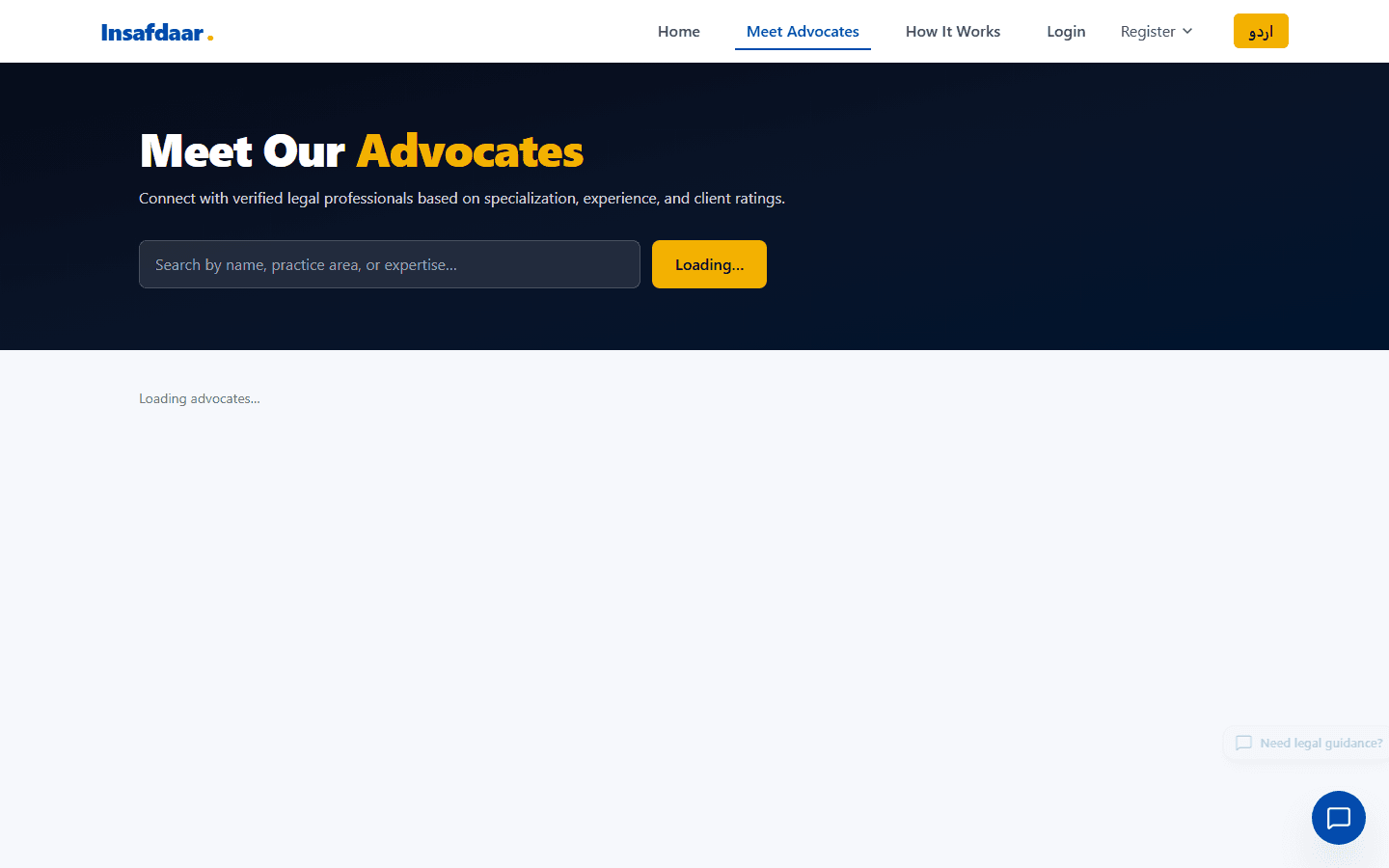 Insafdaar - AI-Driven Legal Case Management System screenshot 6
